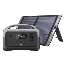 Kit de Energía Portátil / 256 Wh LFP / Inversor 300 W / Panel Solar 100 W / USB-C 60 W / IP67 / Wi-Fi