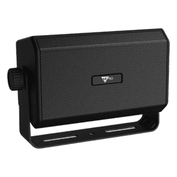 Altavoz Externo Compacto / 10W 8 Ohm / Perfil Bajo / Soporte Ajustable 180° / Conector 3.5 mm / Compatible CB GMRS Marina Radioafición