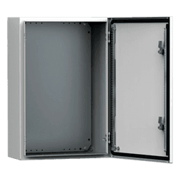 Gabinete de Uso Exterior MAS 1200 x 800 x 400 mm (47.2 x 31.5 x 15.7 in) NEMA 4/12/13; IP66; IK10 de Acero Dulce 1.5 mm con Platina de Montaje Incluida Color Gris Claro