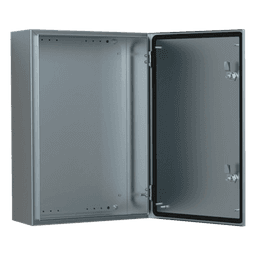 Gabinete Industrial / Acero Inoxidable AISI 304L / IP66 / 500x500x210 mm (19.7x19.7x8.3 in) / Montura Mural / Placa de Montaje 2 mm