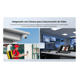Video Intercom IP para Exterior / Cámara 4 Megapixel (1080p) / HDR e Iluminación IR / Altavoz 5W y Doble Micrófono con Reducción de Ruido / Panel Acero Inoxidable y Cuerpo Aluminio / IP66 e IK10 / PoE+ / 2 Líneas SIP