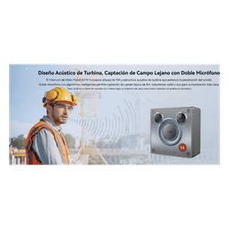 Video Intercom IP para Exterior / Cámara 4 Megapixel (1080p) / HDR e Iluminación IR / Altavoz 5W y Doble Micrófono con Reducción de Ruido / Panel Acero Inoxidable y Cuerpo Aluminio / IP66 e IK10 / PoE+ / 2 Líneas SIP