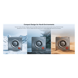 Video Intercom IP para Exterior / Cámara 4 Megapixel (1080p) / HDR e Iluminación IR / Altavoz 5W y Doble Micrófono con Reducción de Ruido / Panel Acero Inoxidable y Cuerpo Aluminio / IP66 e IK10 / PoE+ / 2 Líneas SIP
