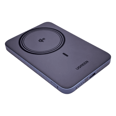 Power Bank Magnético Inalámbrico / 5000 mAh / USB-C 20W PD3.0 / Carga Inalámbrica 15W / Ultrafino 8.6 mm (0.3 in) / Carga Simultánea