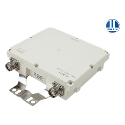 Filtro Diplexer AWS/PCS / Bandas AWS-1 1695-1780 MHz y AWS-3 2110-2180 MHz / Banda PCS 1850-2000 MHz / 250W CW por Entrada / Baja Pérdida <0.3 dB / Aislamiento >50 dB / IP67 / Low PIM Garantizado / Conectores 4.3-10