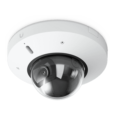Mini Domo G6 Dome 4K de UniFi Anti vandalismo para Exterior con AI Multi-TOPS / Visión Nocturna IR / Poe+ Audio Bidireccional (Color Blanco)