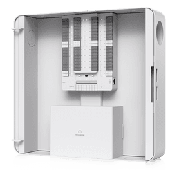 Panel Central de Alarma IP / 32 Zonas Cableadas / 2 Salidas de Relé / 6 Salidas Auxiliares 12V DC / PoE++ / Batería de Respaldo SLA
