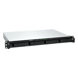 Unidad de Expansión RackStation / 1U 4 Bahías / SATA 3.5" y 2.5" Hot-Swap / Chasis Corto 290 mm (11.4 in) / Expansión en Línea / USB Type-C / Plug & Play / Garantía 3 Años