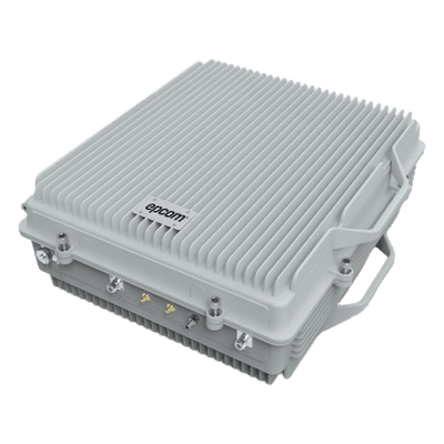 (HASTA 3 KILÓMETROS) Amplificador de Señal Celular TRI Banda / 2G, 3G, 4G y Llamadas / 20 Watts de Potencia / Ganancia DL 95 dB / Amplía la Cobertura Celular a Área Rural / IP65 Exterior