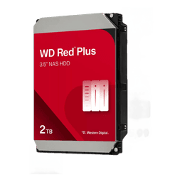 Disco Duro WD RED / 2 TB / 3.5" / 5400 RPM / CMR / 64 MB Caché / 175 MB/s / NASware™ / RAID Optimizado / MTBF 1M Horas 