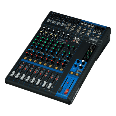 Mezcladora de Audio Analógica / 12 Canales / 6 Entradas Micrófono-Línea / 2 Buses de Grupo / Preamplificadores D-PRE / Compresores de 1 Mando
