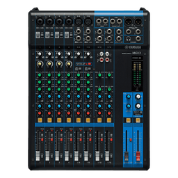 Mezcladora de Audio Analógica / 12 Canales / 6 Entradas Micrófono-Línea / 2 Buses de Grupo / Preamplificadores D-PRE / Compresores de 1 Mando