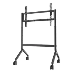 Soporte Móvil para Pantalla / 65" a 90" / Carga 90.9 kg (200 lbs) / VESA 200x200 a 800x500 / Altura Ajustable 1110-1560 mm (43.7"-61.4") / Ruedas 360°