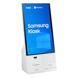 Kiosco Interactivo / 24" Full HD / Touch Antibacterial / Windows IoT / Intel Core i3 / Wi-Fi / Dockable con Impresora Térmica