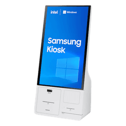 Kiosco Interactivo / 24" Full HD / Touch Antibacterial / Windows IoT / Intel Core i3 / Wi-Fi / Dockable con Impresora Térmica