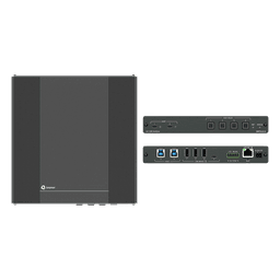 Switcher USB 3.2 | 2 Hosts USB-C con PD 3.0 | 2 Hosts USB-B | 4 Puertos USB Periféricos | Conmutación Automática | Control IP y RS-232 | PoE | Alimentación 20V DC 80W | MegaTOOLS™ Fan-less