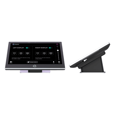 Panel Táctil 10.1 Pulgadas | Resolución 1920x1200 IPS | Multi-Touch 10 Puntos | Android 13 | PoE IEEE 802.3at | Procesador Genio 510 Hexa Core | 4GB RAM | 32GB eMMC | Diseño Seguro | Montaje Mesa y Pared Incluido | Kramer KT-2010SH