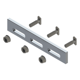 Soporte Inclinado Solar / Aluminio Serie 6000 / Ajustable / Compatible N Rail 4.72 / 135 g / Acero Inoxidable Grado 30