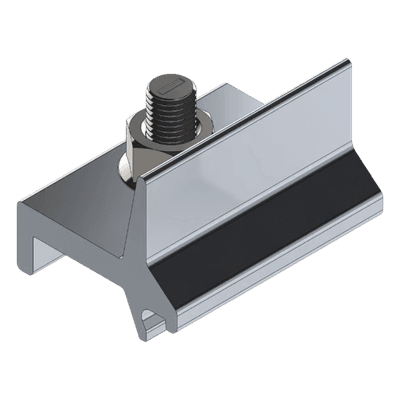 Pieza Para Conectar Rieles N Rail Basel en Transversal /Top Clip / Abrazadera para Fijación de N Rail 4.72 / 