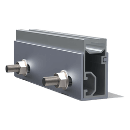 N Connector / Cople de Aluminio para N Rail 4.72 / Acero Inoxidable / 