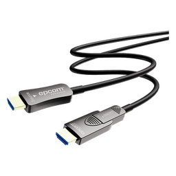 Cable HDMI Óptico Activo| 4K Real | 15 m | 18 Gbps | 4K@60Hz 4:4:4 | HDMI 2.0b | HDCP 2.2 | HDR | ARC | Conector RX Desmontable | Plug and Play