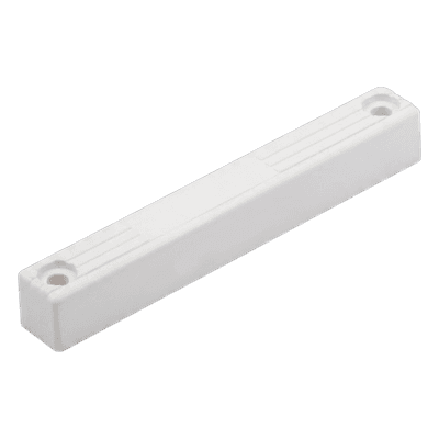 Imán para Contacto Magnético / Diseño Compacto / Plástico ABS / Color Blanco / Distancia entre Tornillos 88 mm