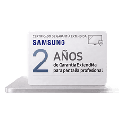 Extension de garantia 2 años adicionales para pantallas profesionales modelo BE43F