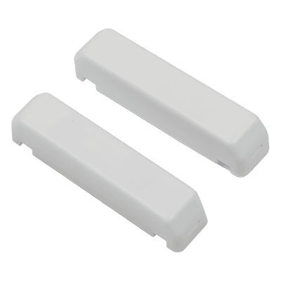 Contacto magnético de superficie con tapa articulada para puertas y ventanas