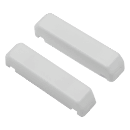 Contacto magnético de superficie con tapa articulada para puertas y ventanas