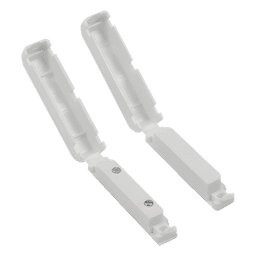 Contacto magnético de superficie con tapa articulada para puertas y ventanas