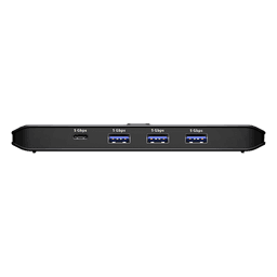 Switch Compartido USB 3.2 Gen 1 2x4 | Tipo de Host A+C | 5 Gbps | Botón Integrado | Selector Remoto | Diseño Compacto | InstaSync
