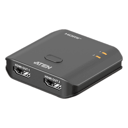 Splitter HDMI 2 Puertos True 4K Essentials | Resolución 3840x2160@60Hz | EDID Sync | HDR10+ | HDCP 2.2 | 18Gbps | LPCM 7.1 | Control por Botón | Plástico | 0.03 kg | 6.10 x 5.65 x 1.52 cm (2.4 x 2.22 x 0.6 in)