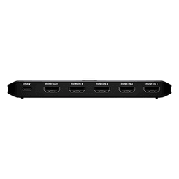 Switch HDMI 4 Puertos True 4K Essentials | RapidSync™ | HDR10+ | HDCP 2.2 | Control por Botón e IR | LPCM 7.1 | Diseño Compacto