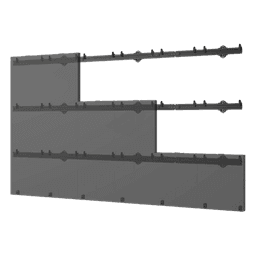 Sistema de Montaje Universal para paneles LED dvLED / SEAMLESS Connect / 6x6 Paneles / Capacidad (409.1 kg) / Aluminio / Ajuste de Precisión / Hasta 162" 3.60 x 2.03 m