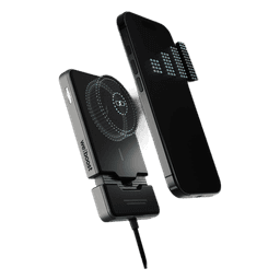 Amplificador de Señal Celular para Vehículo / Prioridad Individual / Cargador Qi2 / Antena Magnética / 23 dB / Tri Banda / 50 Ohm