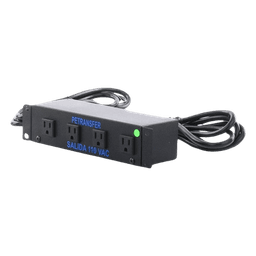 Interface de Transferencia Automática / Conmutación en 15 ms / 4 Salidas NEMA 5-15R / 20 A Total / 110 VCA 50/60 Hz / Detección 75-77 VCA
