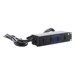 Interface de Transferencia Automática / Conmutación en 15 ms / 4 Salidas NEMA 5-15R / 20 A Total / 110 VCA 50/60 Hz / Detección 75-77 VCA