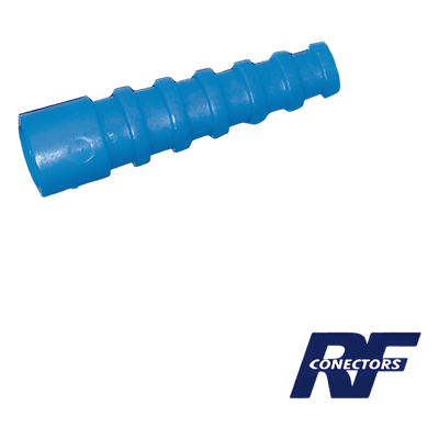 Soporte de Alivio de Tensión / Compatible con RG-58/U, RG-142/U, LMR-195 / Ensamble Manual / Cuerpo Plástico Azul