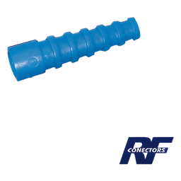 Soporte de Alivio de Tensión / Compatible con RG-58/U, RG-142/U, LMR-195 / Ensamble Manual / Cuerpo Plástico Azul