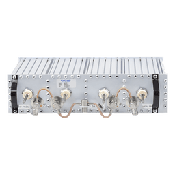 Duplexer Pasa Banda-Rechazo de Banda / 406-512 MHz / 4 Cavidades 4" (10.2 cm) / Separación 5 MHz / 350 Watt / Conectores N Hembra / 3U Rack