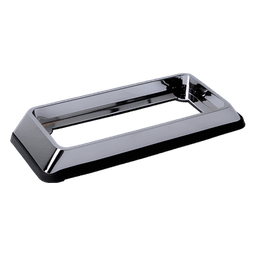 Bisel Cromado con empaque para Luces Quadraflare 7x3