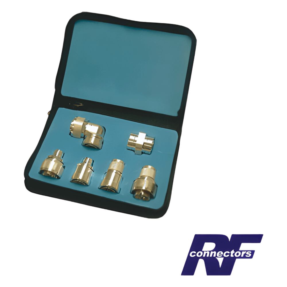 Kit completo de 6 Adaptadores 7-16 DIN.
