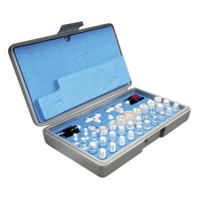 Kit Universal de Adaptadores UNIDAPT de 43 Piezas "Clásicos" en Estuche de Plástico y Esponja.