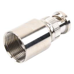 Conector BNC Macho / Rosca Precisa / Cables RG-8/U, RG-213/U, RG-214 / AWG-11/13 / Cuerpo Bronce Niquelado / Contacto Oro