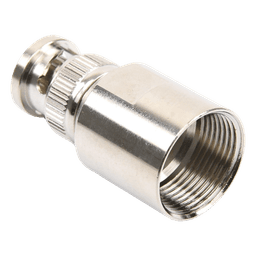 Conector BNC Macho / Rosca Precisa / Cables RG-8/U, RG-213/U, RG-214 / AWG-11/13 / Cuerpo Bronce Niquelado / Contacto Oro
