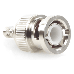 Conector BNC Macho de Anillo Plegable para Cable LP-195, LP-142, LMR-195, RG-58/U, RG-142/U, Níquel/ Oro/ Delrin.