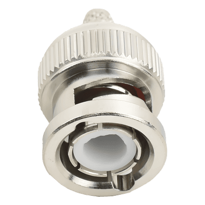 Conector BNC Macho de Anillo Plegable para Cables RG-316/U, BELDEN 84316.