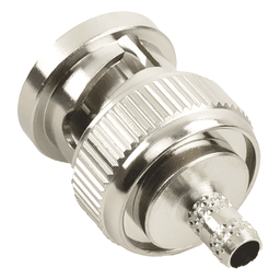 Conector BNC Macho de Anillo Plegable para Cables RG-316/U, BELDEN 84316.