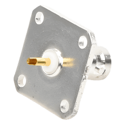 Conector BNC Hembra para Chasis, 18 mm uso en Duplexers Syscom con UG-177/U.  