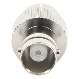 Adaptador de Interconexión / BNC Hembra a Conector-Rosca / Cuerpo Niquelado / Contacto de Plata / Compatible Kenwood e Icom